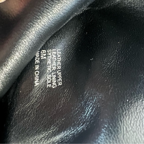 Tory Burch Rubber & Leather Tall Logo Boots Sz 6M *damaged zipper* - Picture 9 of 9